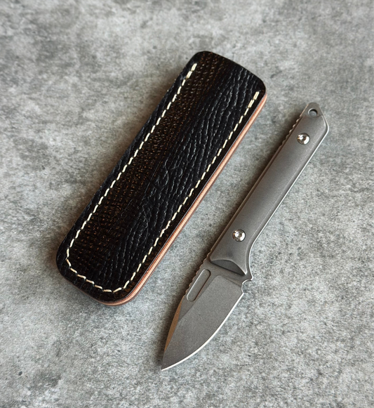 Black Hatch Shell Cordovan TBC Pocket Sheath