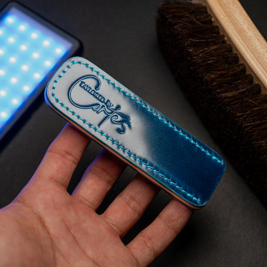 Ready to Ship - Blue Shinki Hikaku Shell Cordovan Pocket Sheath