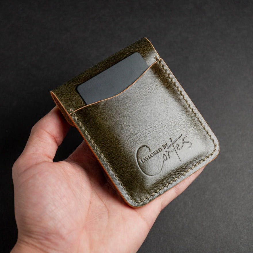 The Toby Moss Leather Snap Wallet