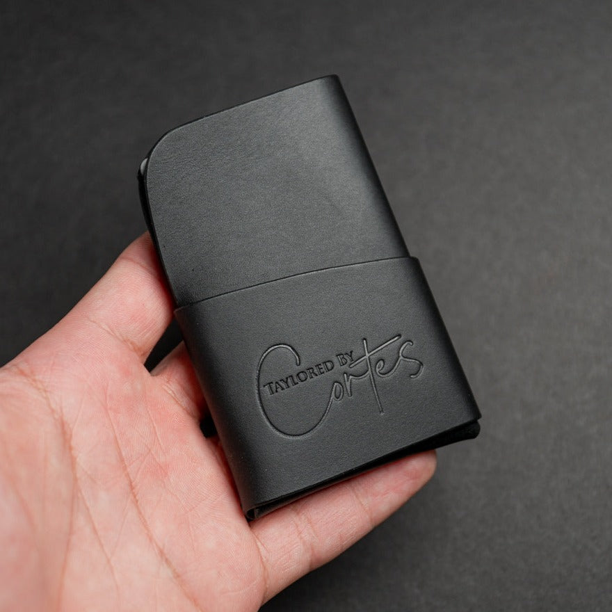 The roobie black leather wallet