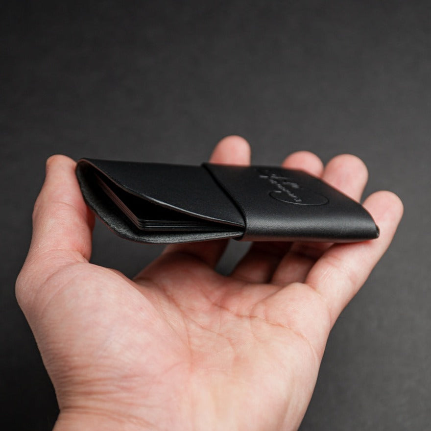 The roobie black leather wallet