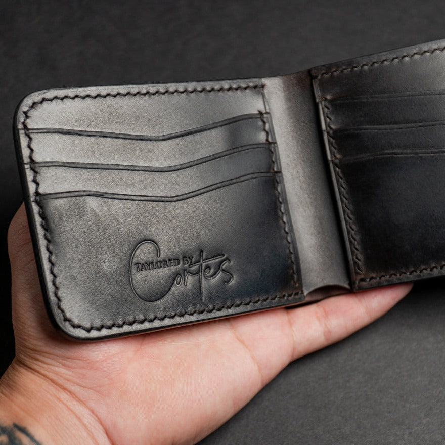 Ready to Ship - Mr. Shell Mogano & Dark Brown Pull-Up Bifold
