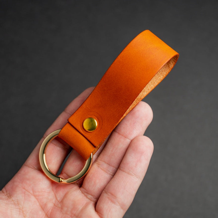 Olmo Leather Keychain