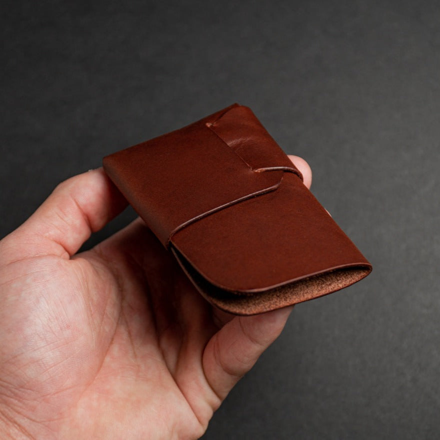 The roobie tobacco leather wallet