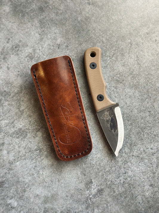 Marble Walnut Shell Cordovan TBC Pocket Sheath