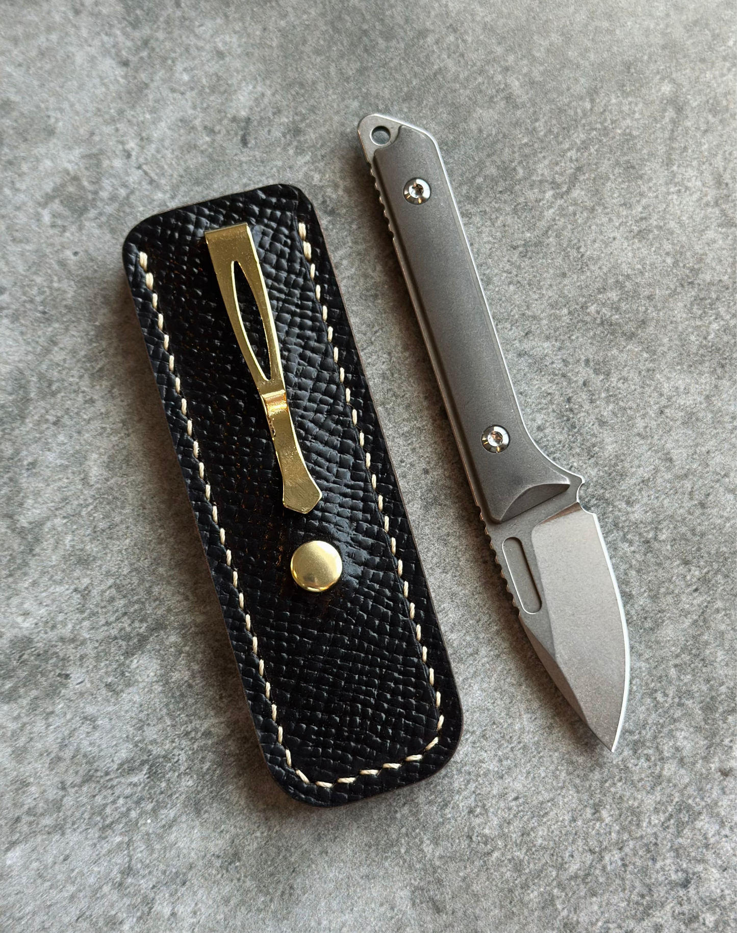 Black Hatch Shell Cordovan TBC Pocket Sheath
