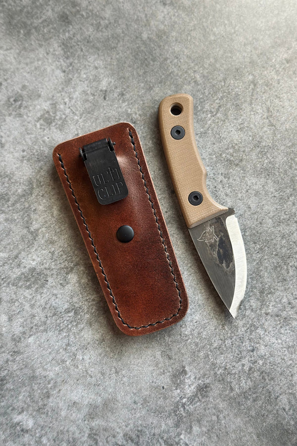 Marble Walnut Shell Cordovan TBC Pocket Sheath