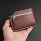 The steller tobacco leather wallet