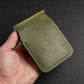 The moose olive leather wallet