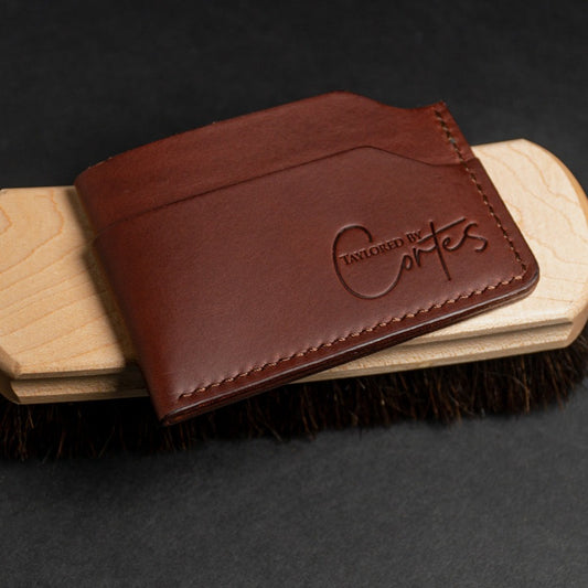 The steller tobacco leather wallet