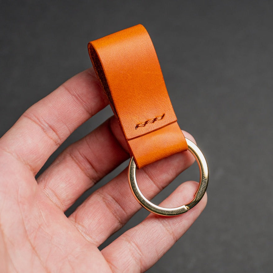 Small Leather Keychain