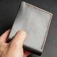 Ready to Ship - Mr. Shell Tan & Dark Brown Pull-Up Bifold