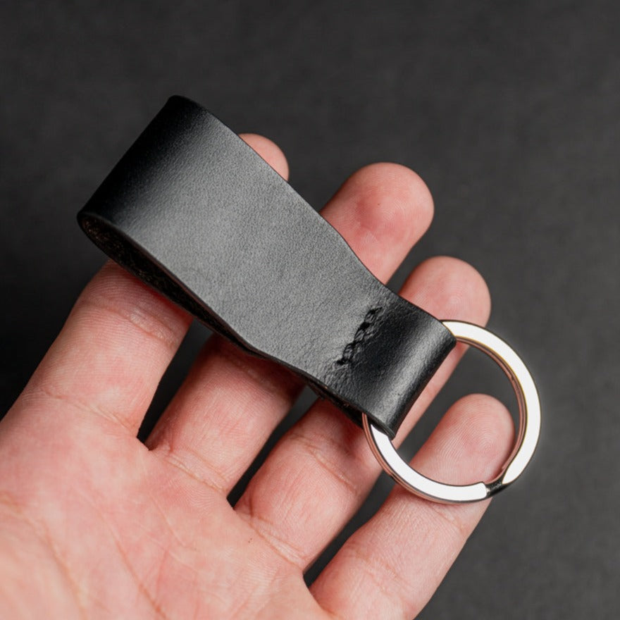 Stamped Keychain Black