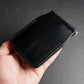 the moose black leather money clip wallet