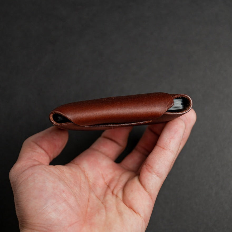 The maxwell tobacco leather wallet